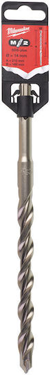 Milwaukee Drill with SDS Plus Shank for Masonry 14x210mm