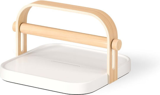 Umbra Wooden Napkin Holder White 23x20x13cm 1022631-668