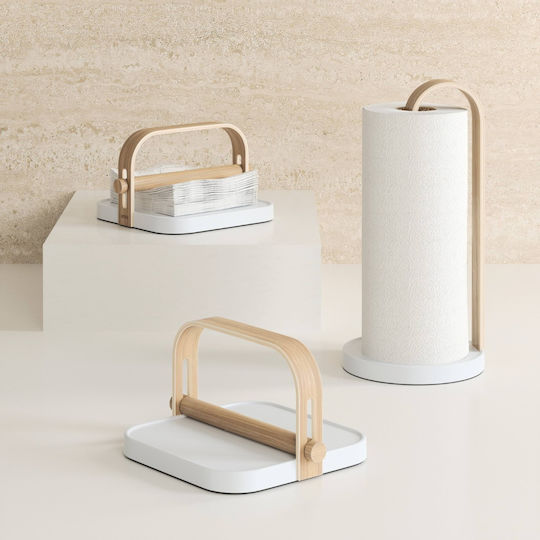 Umbra Wooden Napkin Holder White 23x20x13cm 1022631-668