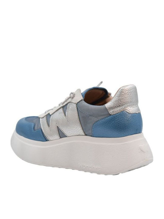 Γυναικεία Sneakers Μπλε / Ασημι