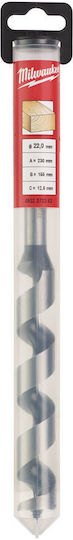 Milwaukee Diamond Drill with Hexagonal Shank for Wood, Glass and Tiles 22x460mm