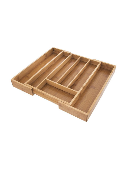 Orion Drawer Cutlery Tray Opening Wooden 35.5x26x4.5cm Brown