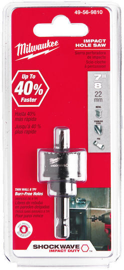 Milwaukee Lochsäge Shockwave Impact Duty mit Durchmesser 22mm für Metall