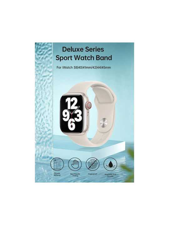Devia Deluxe Series Sport Strap Silicone with Pin Deluxe Lavender Grey (Apple Watch 38/40/41/42mm)