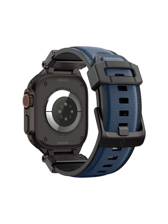 Spigen Durapro Armor Каишка Силикон Тъмносин (Apple Watch 6, 7, 8, 9, 10, SE, Ultra 1, 2)