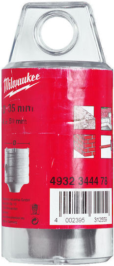 Milwaukee Räumnadelschneider HSS Bi-Metal Lochsäge 35x58mm HSS mit Durchmesser 35mm für Beton und Ziegel