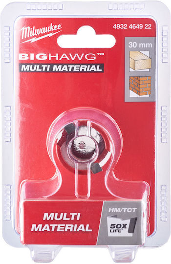 Milwaukee Lochsäge Big Hawg mit Durchmesser 30mm für Holz und Metall