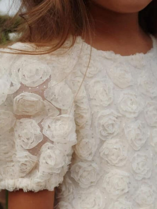 Kinderkleid Antique White