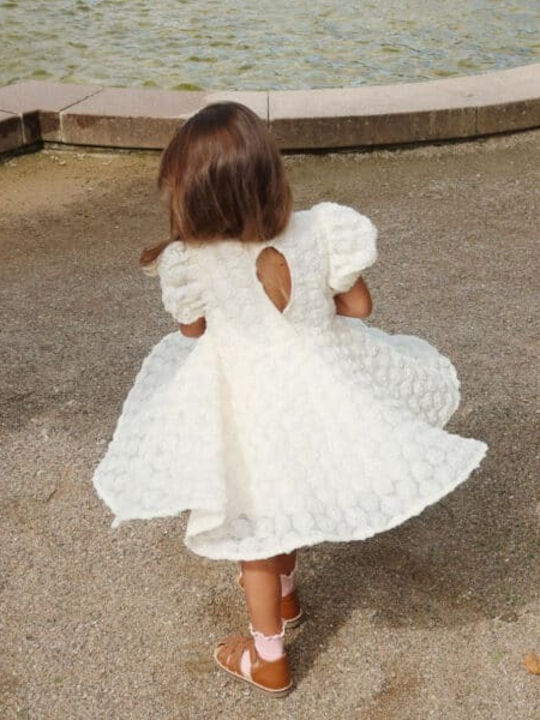 Kinderkleid Antique White