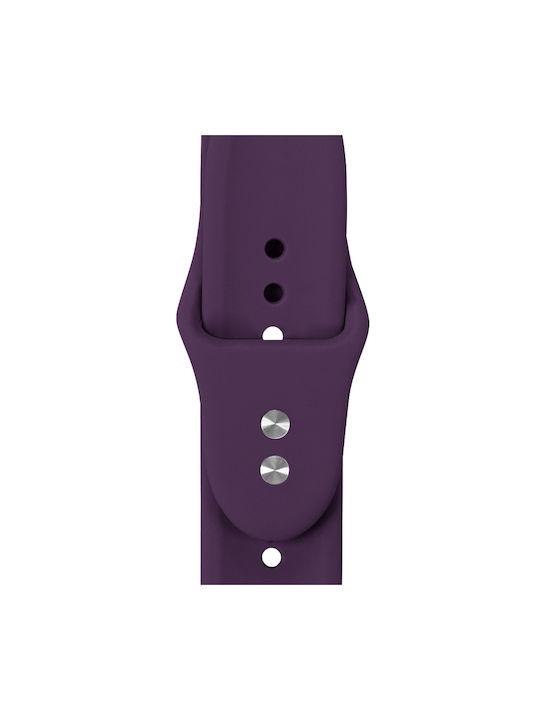 Crong Λουράκι Σιλικόνης με Pin Μωβ (Apple Watch 38/40/41/42 mm, Crong)