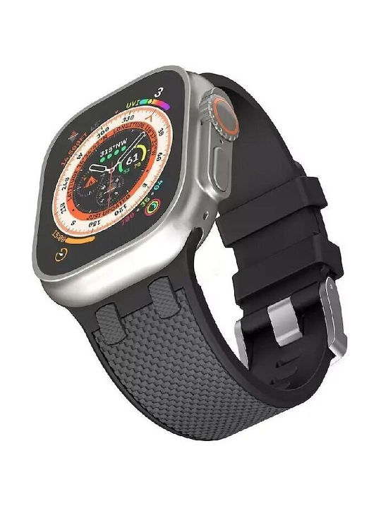 Wiwu Wi-wb015 Kylin Каишка Черен (Apple Watch 42/44/45/49mm, WiWU)