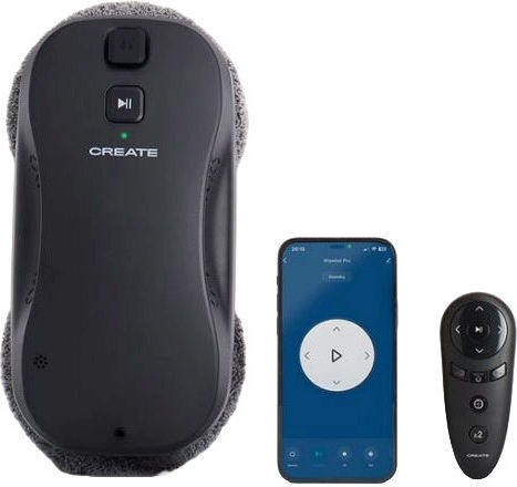 Интелигентен робот за почистване на прозорци Create Wipebot Pro Черен