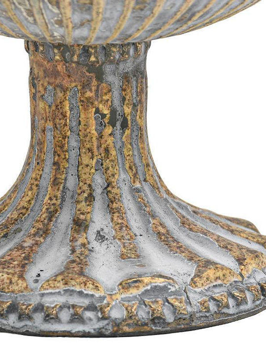 Fylliana Fl1946 Dekorative Schüssel Glas Silber 18x16x6cm 1Stück
