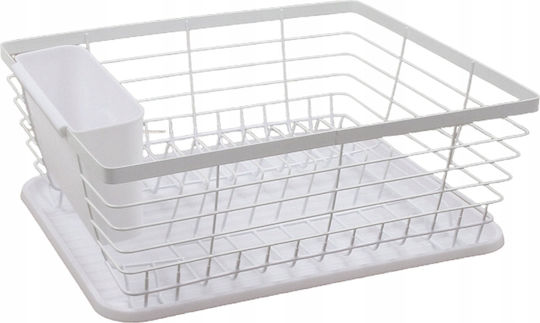 KING Hoff Metallic White Sink Strainer