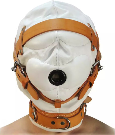 XR Leather Κολάρο σε Λευκό Χρώμα