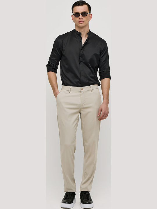 Long-sleeved Cotton Shirt Black