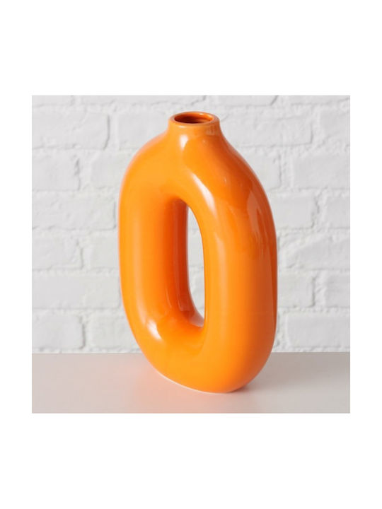 Boltze Decorative Vase Green 17.3x5.5x22.6cm