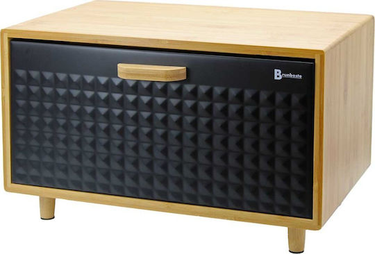 Brunbeste Кутия за хляб с капак от бамбук Бежов 35.5x20x21.5см