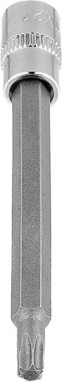 Neo Tools Καρυδάκι Torx Μακρύ με Καρέ Υποδοχής 1/4"