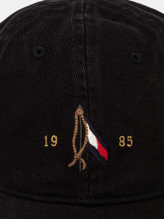 Tommy Hilfiger Seasonal Flag Jockey Hat Am0am13348 Black