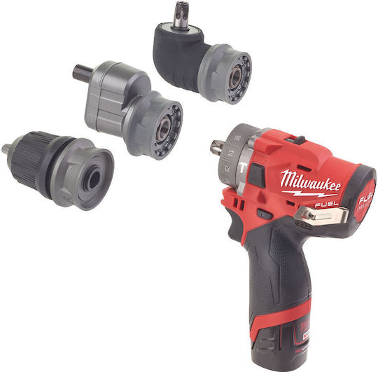 Milwaukee M12 FPDX KIT-202X Schlagbohrmaschinen Bohrschrauber Batterie Bürstenlos 12V 2x2Ah