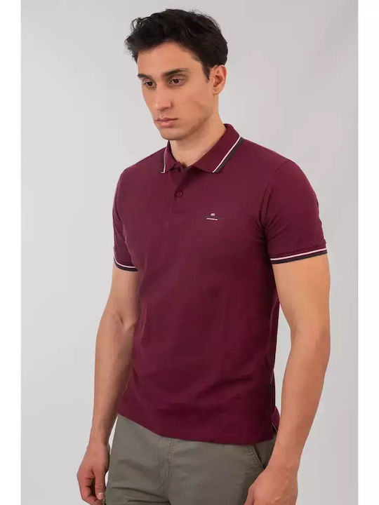 Polo T-shirt Dark Raspberry