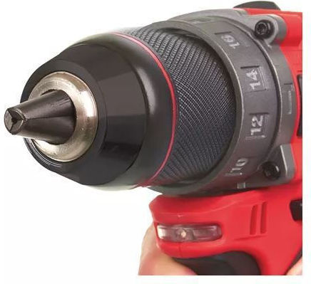 Milwaukee M12 FPD-602X Κρουστικό Δραπανοκατσάβιδο Μπαταρίας Brushless 12V 2x6Ah