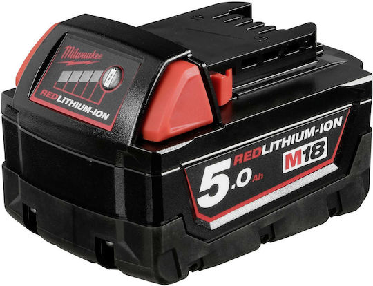 Milwaukee Батерия за Инструменти Литиеви 18V с Капацитет 5Ах M18B5