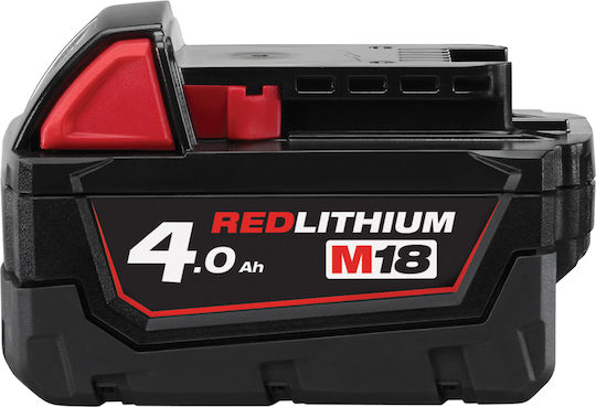 Milwaukee Батерия за Инструменти Литиеви 18V с Капацитет 4Ах M18 B4