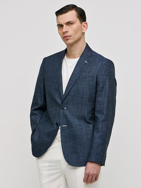Sommer Herrenanzugsjacke Blau