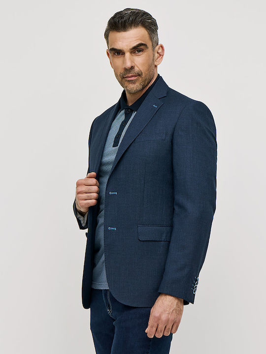 Men's Summer Suit Jacket Regular Fit Blue