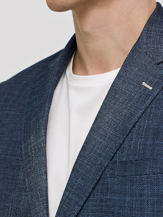 Sommer Herrenanzugsjacke Blau