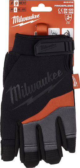 Milwaukee Gloves for Work Gray Leather 1pcs