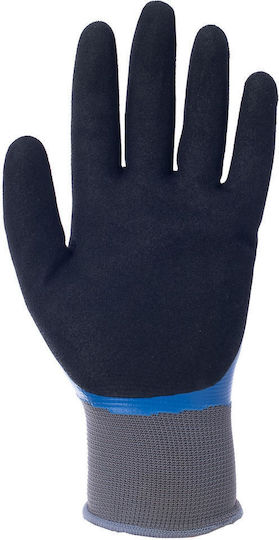 Axon Gloves for Work Navy Blue Nitrile/Polyester 1pcs