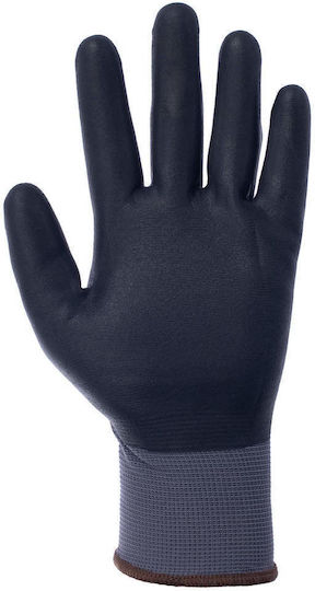 Axon Gloves for Work Black Nitrile/Polyester 1pcs