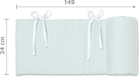 Babybay Original Bettumrandungen Klassisch Innerhalb Mint Dots Gold