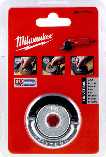 Milwaukee Fixtec Εξάρτημα Γωνιακού Τροχού Παξιμάδι Ταχυσύσφιξης Γωνιακού Τροχού Μ14 150
