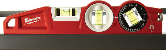 Milwaukee Torpedo Spirit Level Aluminum Magnetic 25cm with 3 Eyes