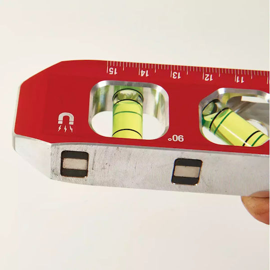 Milwaukee Torpedo Spirit Level Aluminum Magnetic 17cm with 3 Eyes
