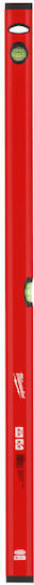 Milwaukee Slim Spirit Level Aluminum Magnetic 100cm with 3 Eyes