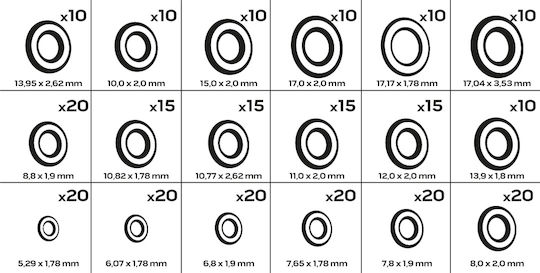 Neo Tools O ring 11-976 270buc