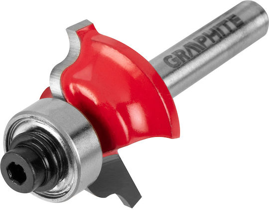 Graphite Cutter Bit Hartmetall für Holz 9.7mm x 25.7mm x 6mm mit Kugellager