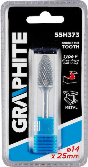 Graphite Φρέζα Καρβιδίου για Μέταλλο \ Αλουμίνιο \ Πλαστικό 25mm x 25mm