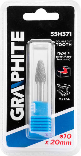 Graphite Router Carbură pentru Metal \ Aluminiu \ Plastic 20mm x 20mm