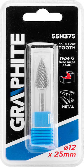 Graphite Router Carbură pentru Metal \ Aluminiu \ Plastic 25mm x 25mm