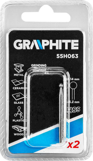 Graphite Fräsersatz HSS zur Nutgestaltung in Metall \ Holz \ Kunststoff 2Stück
