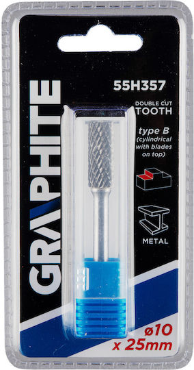 Graphite Router Carbură pentru Metal \ Aluminiu \ Plastic 25mm x 25mm