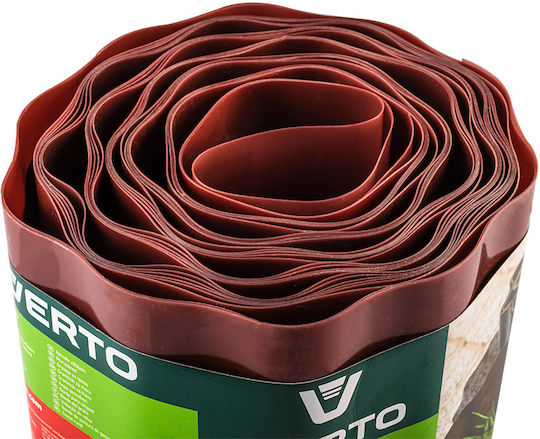 Verto Plastic Garden Hedge in Brown Colour 15cm x 9m