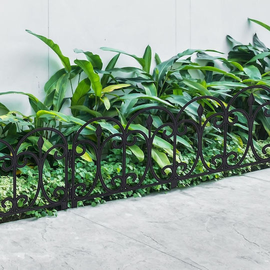 Progarden Plastic Panou de Gard în Culoarea Negru 60x60cm