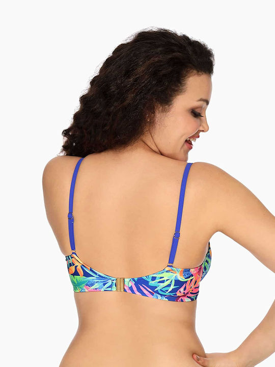 Underwire Bikini Bra Blue
